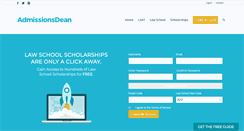 Desktop Screenshot of admissionsdean.com